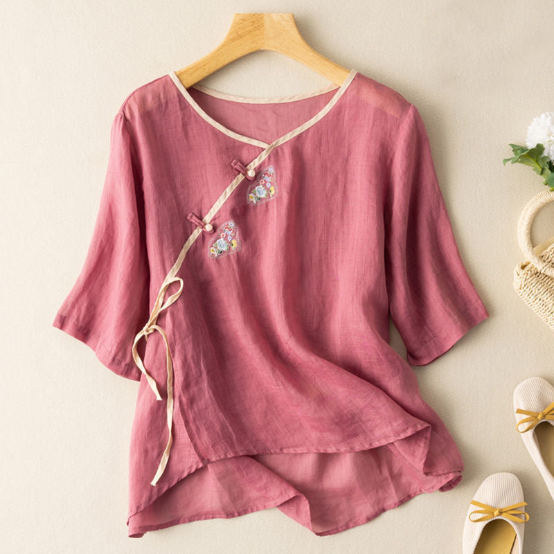 Nova Bella Satin Blouse