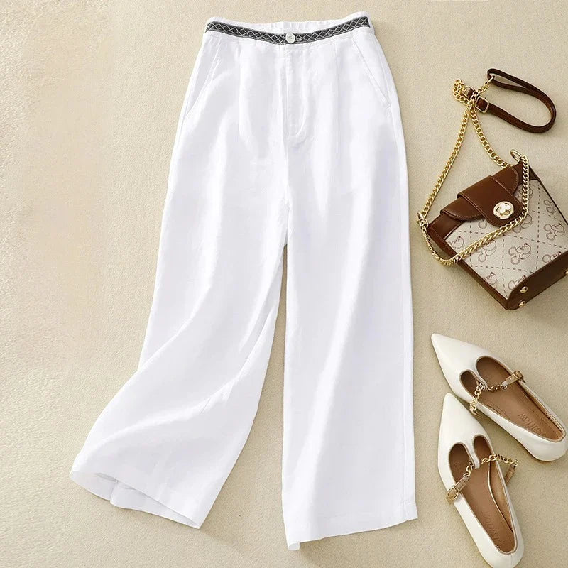 The Alva Pants in White