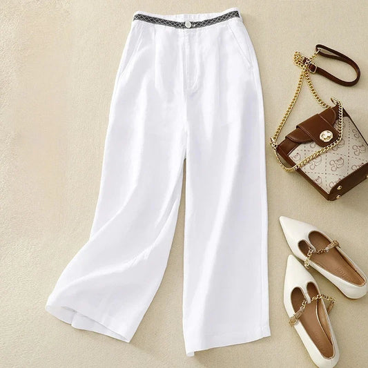 The Alva Pants in White