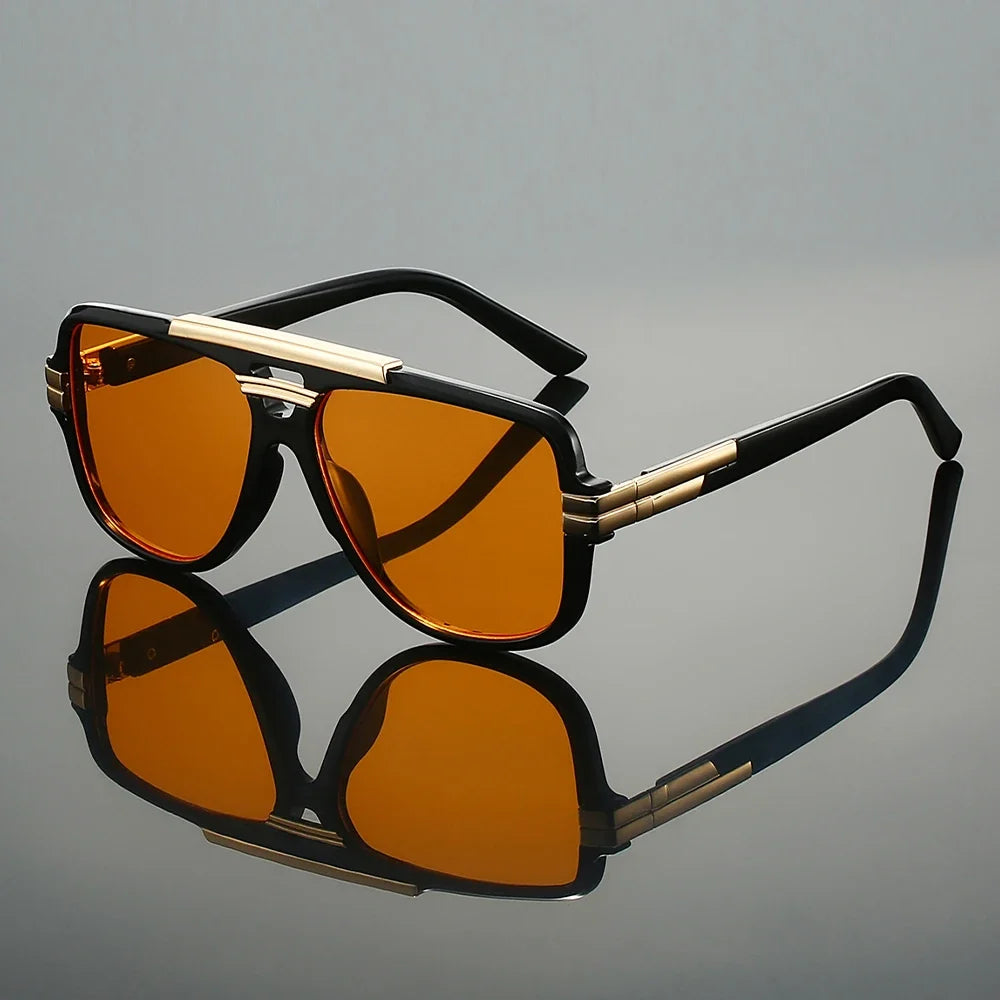 Stratus Sunglasses in Amber Gold