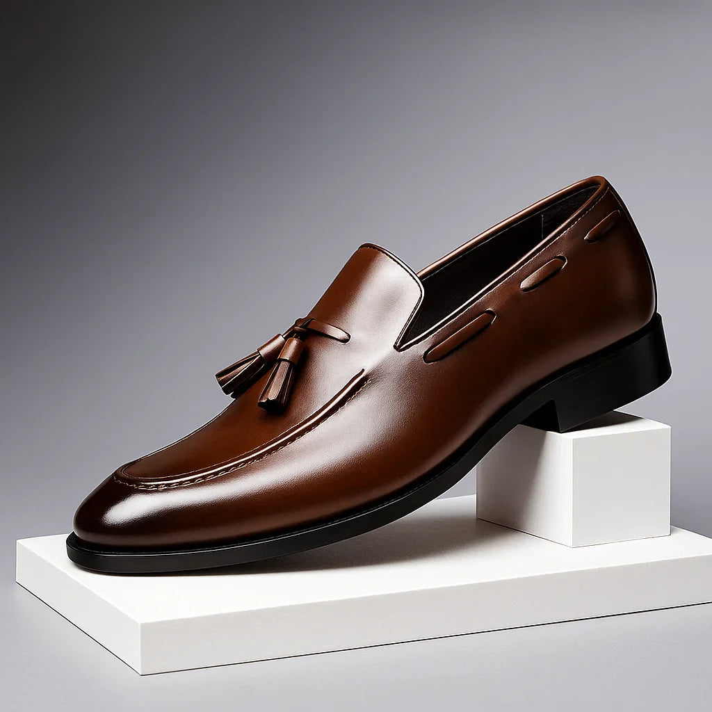 Vesari Tassel Loafers