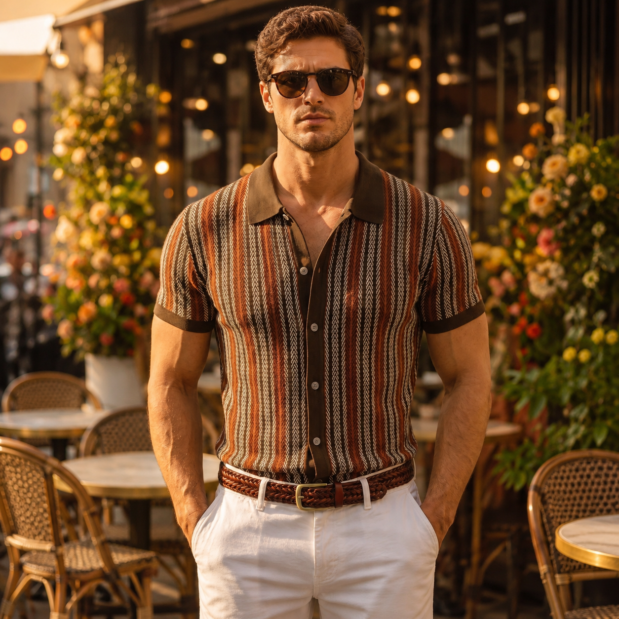 Atlas Men's Button-Up Shirt