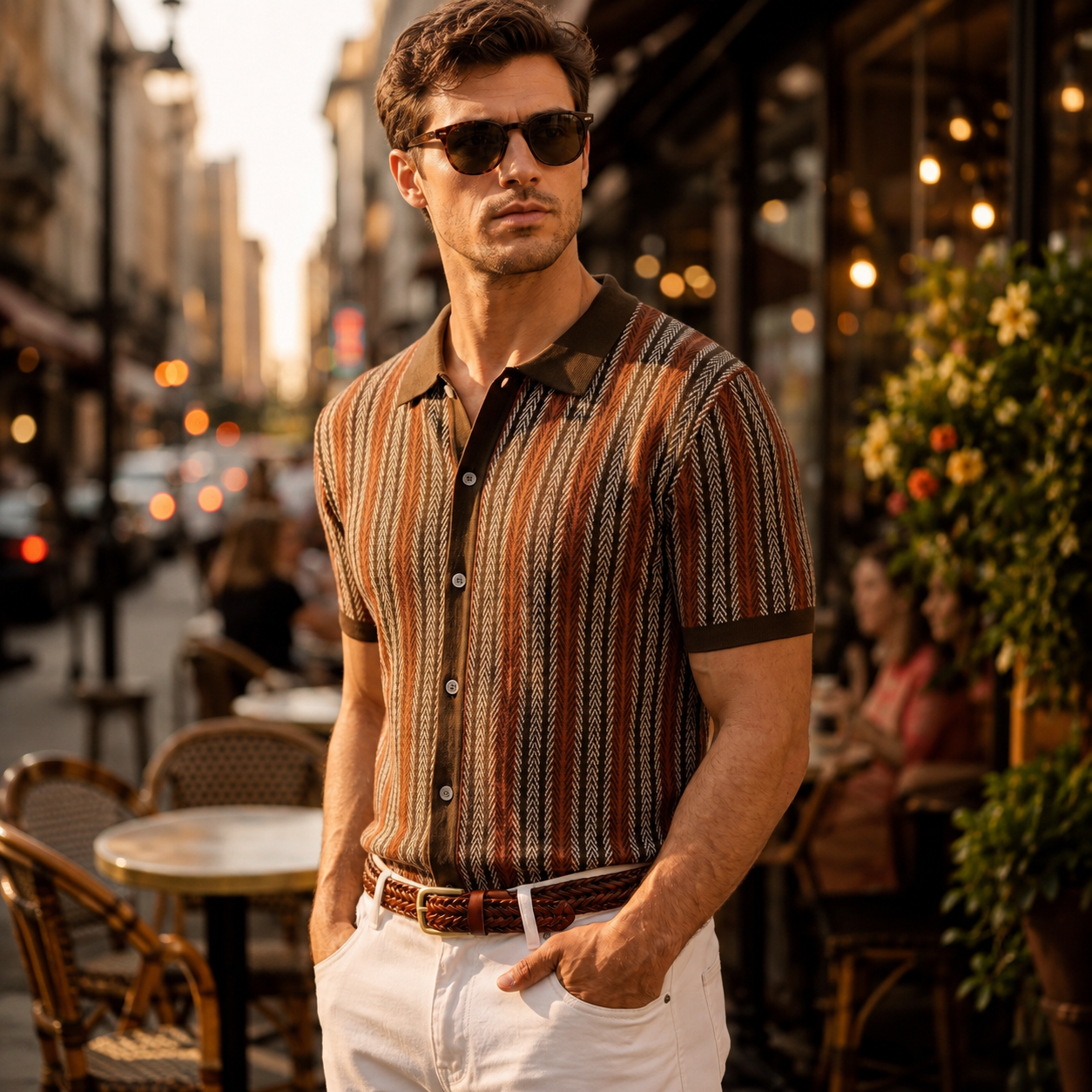 Atlas Men's Button-Up Shirt